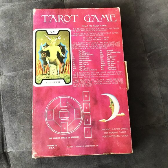 Tarot of the Witches Vintage 1973 James Bond Set Complete AMAZING - Picture 2 of 15